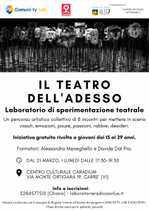 IL TEATRO DELL'ADESSO-volantino